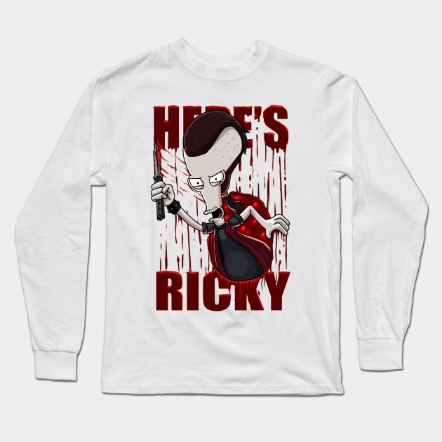 HERE'S RICKY Long Sleeve T-Shirt by d.legoshin.art